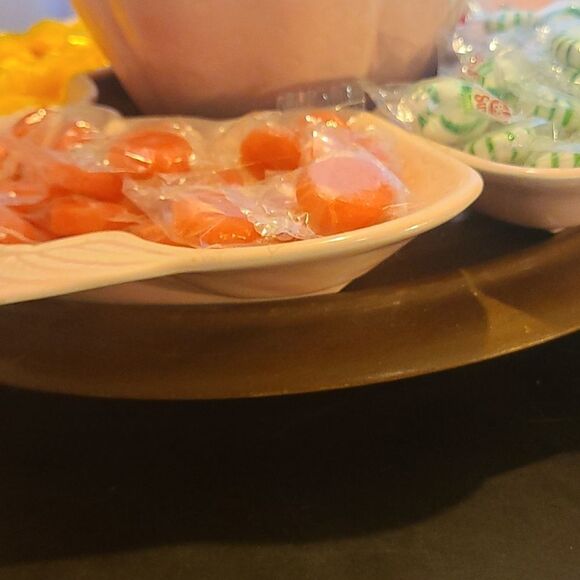 Vintage Belmar 1940's Lazy Susan Strawberry Server set - Picture 3 of 11